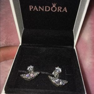 New Pandora 2 in 1 earrings